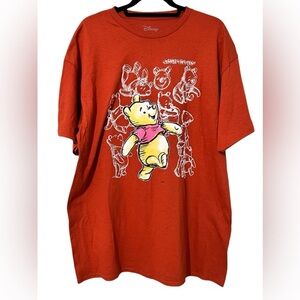 Disney Winnie the Pooh graphic tee shirt top moving figure graphics size‎ XL